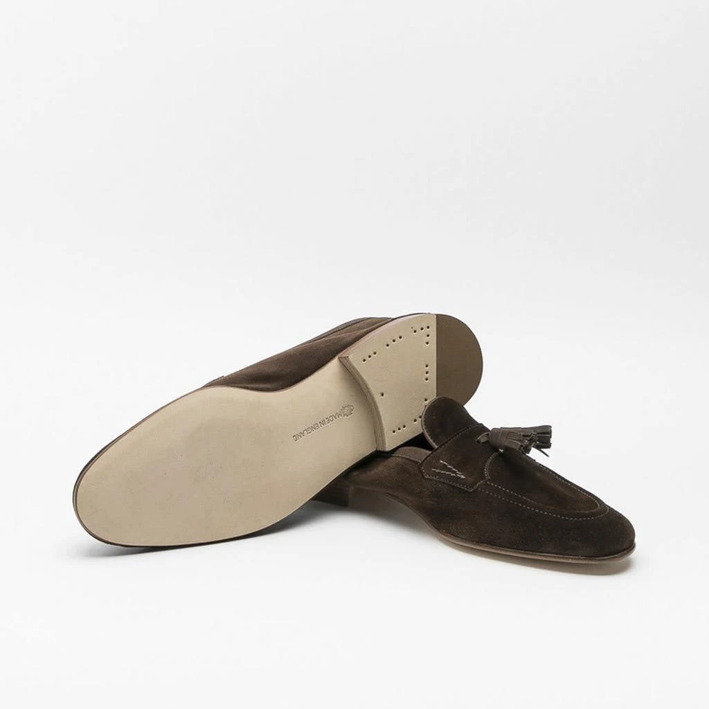 Edward Green Portland Pepper Baby Calf Unlined Tassel Loafer 4