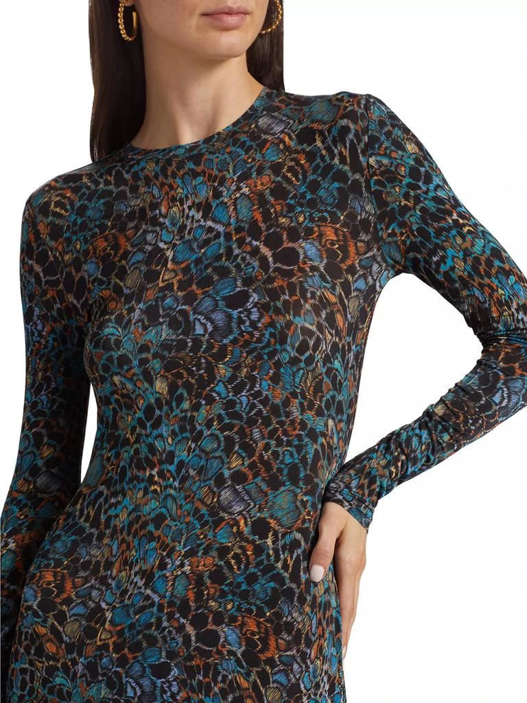 Ulla Johnson Amari Printed Jersey Maxi Dress 6