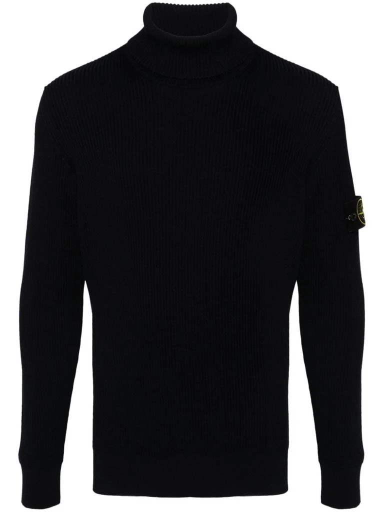 Stone Island STONE ISLAND - Turtleneck With Logo 1