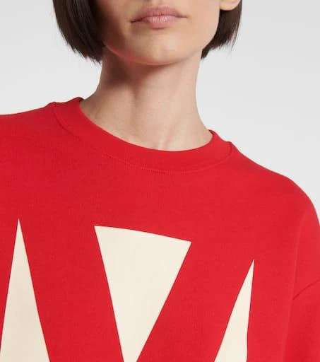 Valentino Printed cotton jersey sweatshirt 4
