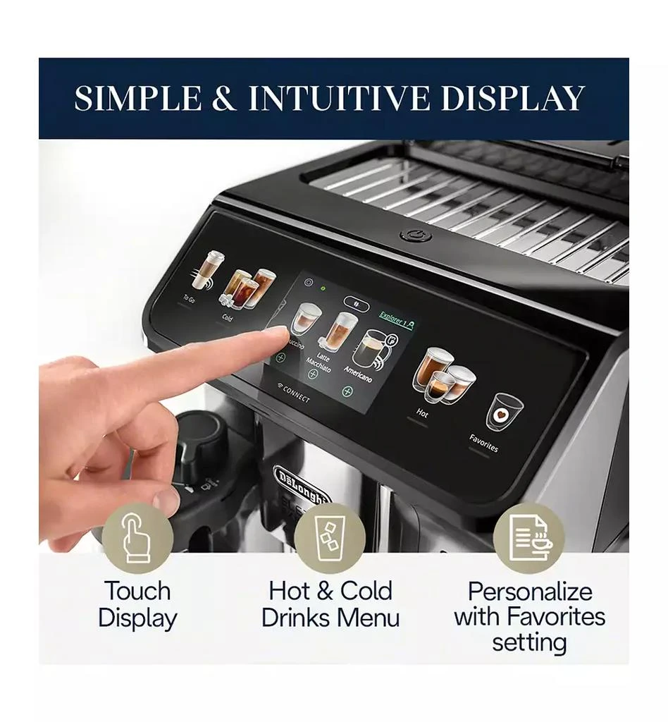 De'Longhi Eletta Explore Automatic Espresso Machine with Cold Brew 6