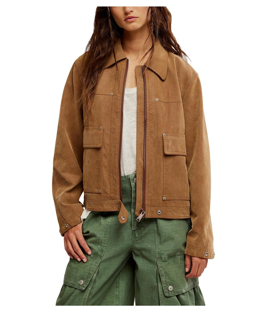Free People We The Free Blair Vegan Suede Jacket
