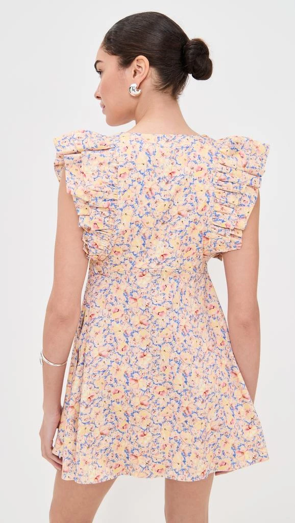Kika Vargas Nola Dress Yellow Garden 2