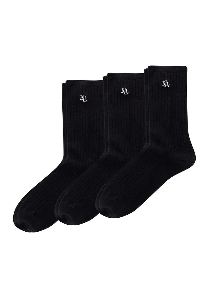 Ralph Lauren Basic Ribbed Crew Socks