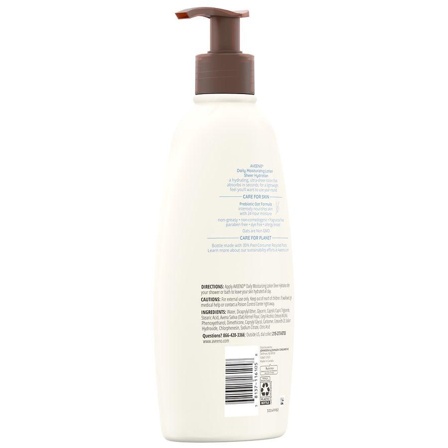 Aveeno Sheer Hydration Body Lotion Fragrance-Free