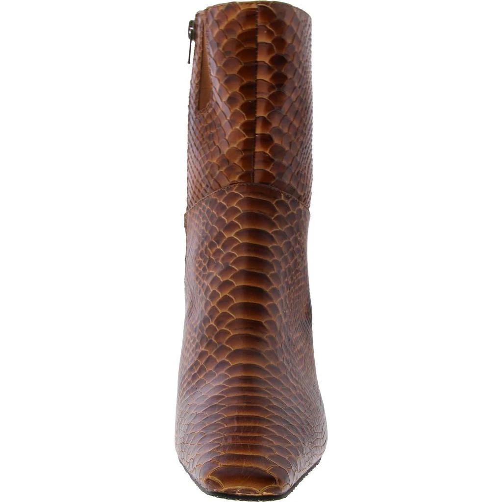 Donald J Pliner Hinda Womens Snake Print Embossed Ankle Boots 2