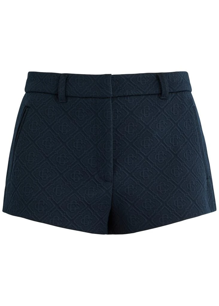 Casablanca Monogrammed-jacquard woven shorts 1