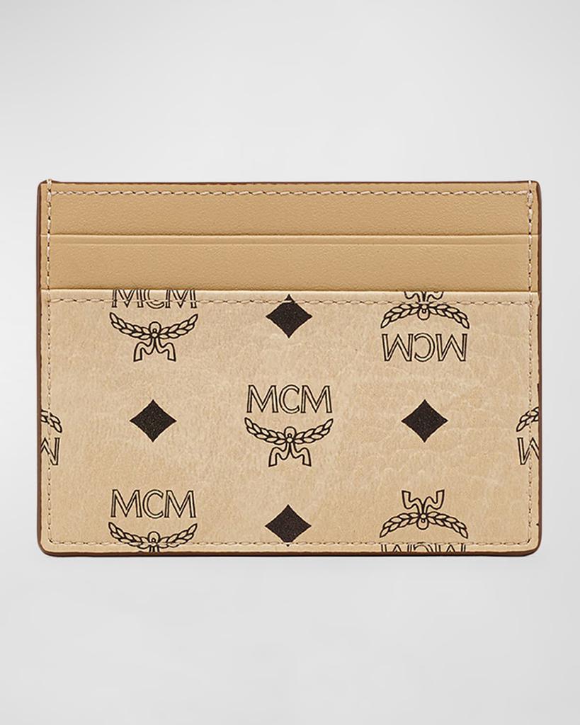 MCM Visetos Monogram Card Case