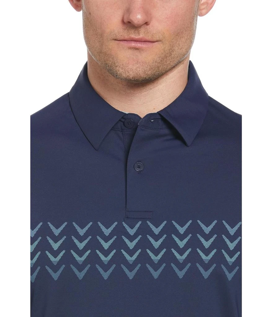 Callaway Trademark Chevron Color Block Polo 3