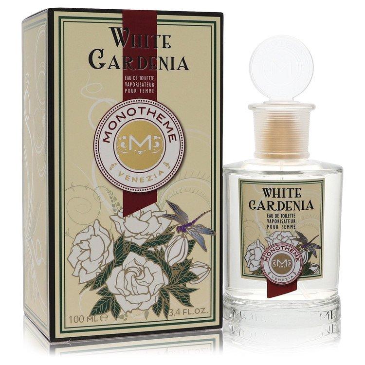 MONOTHEME 2pcs Combo  White Gardenia by  Eau De Toilette Spray 3.4 oz for Women