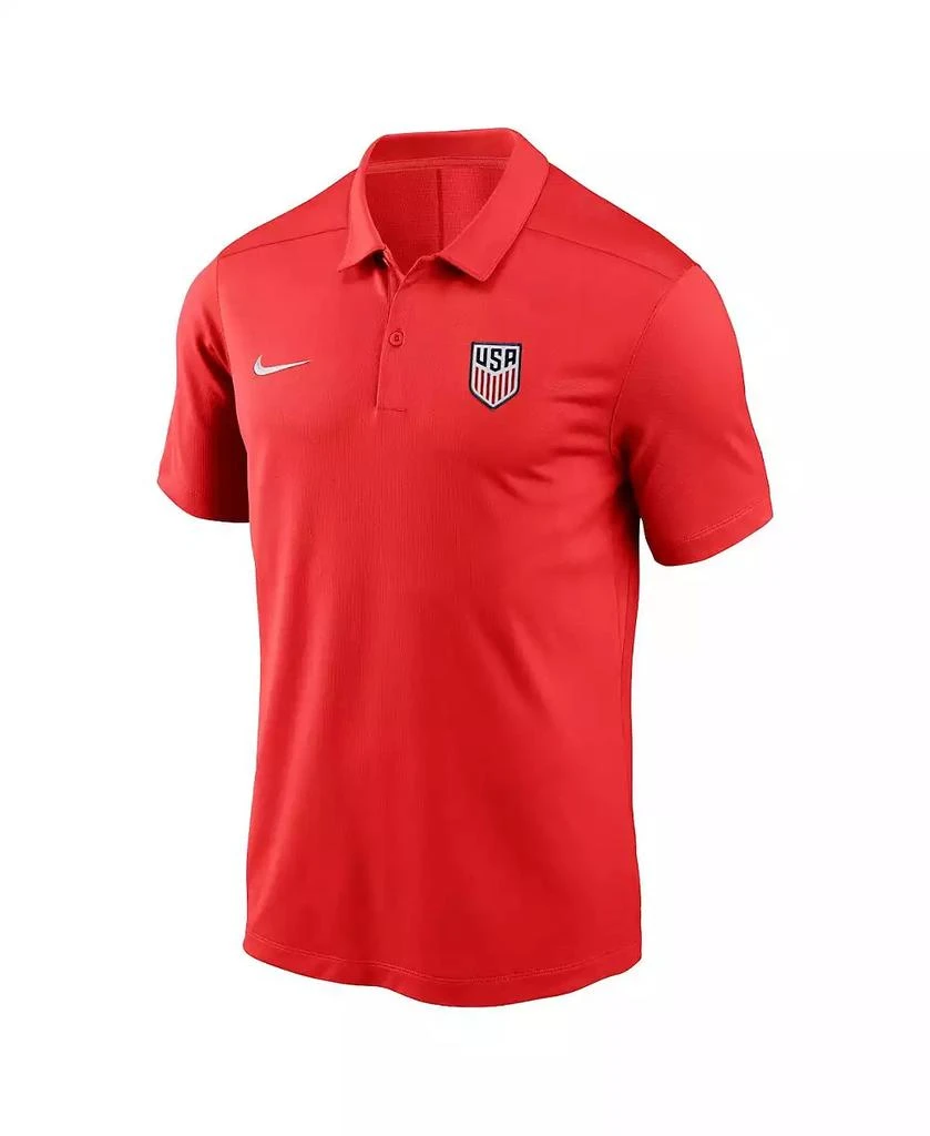 NIKE Men's Red USMNT Victory Performance Polo Shirt 3