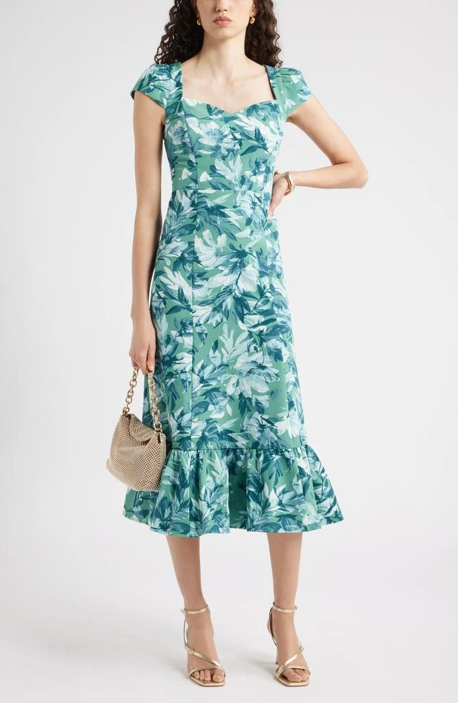 cece blue floral dress Cece Dress main image 0