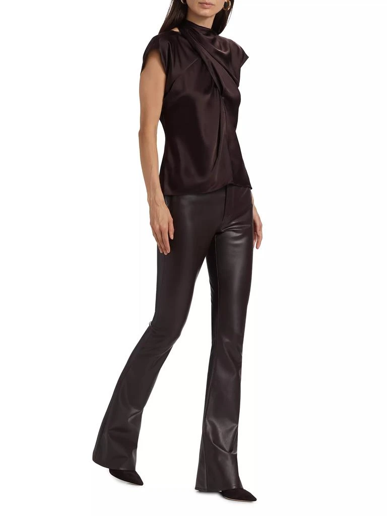 VERONICA BEARD Leilany Silk-Blend Wrap Top 2