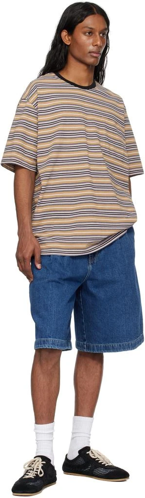 Solid Homme Multicolor Striped T-shirt 4