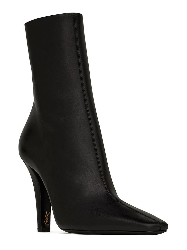 Yves Saint Laurent Jill Booties in Smooth Leather 2