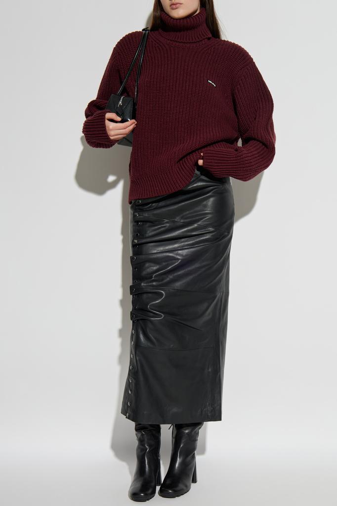 ROTATE Birger Christensen Turtleneck with logo