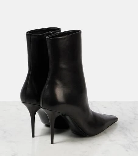 Yves Saint Laurent Ashley 90 leather booties 2