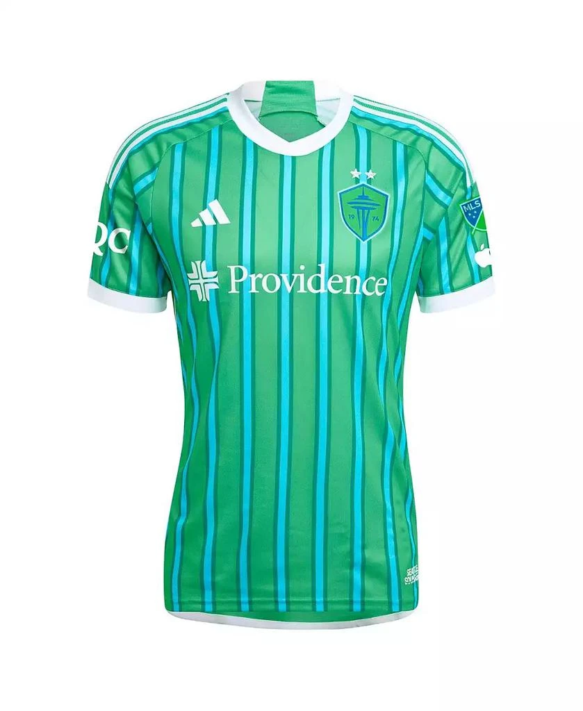Adidas Men
s Cristian Roldan Green Seattle Sounders FC 2024 The Anniversary Kit Authentic Player Jersey 3