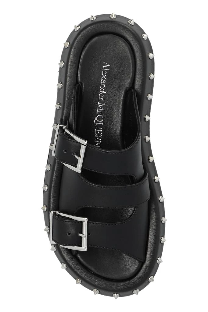 Alexander McQueen Leather Slides 6