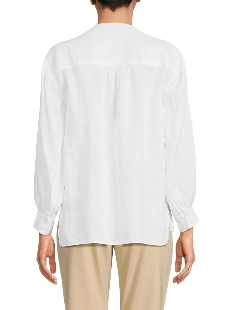 Saks Fifth Avenue 100% Linen Blouse 2