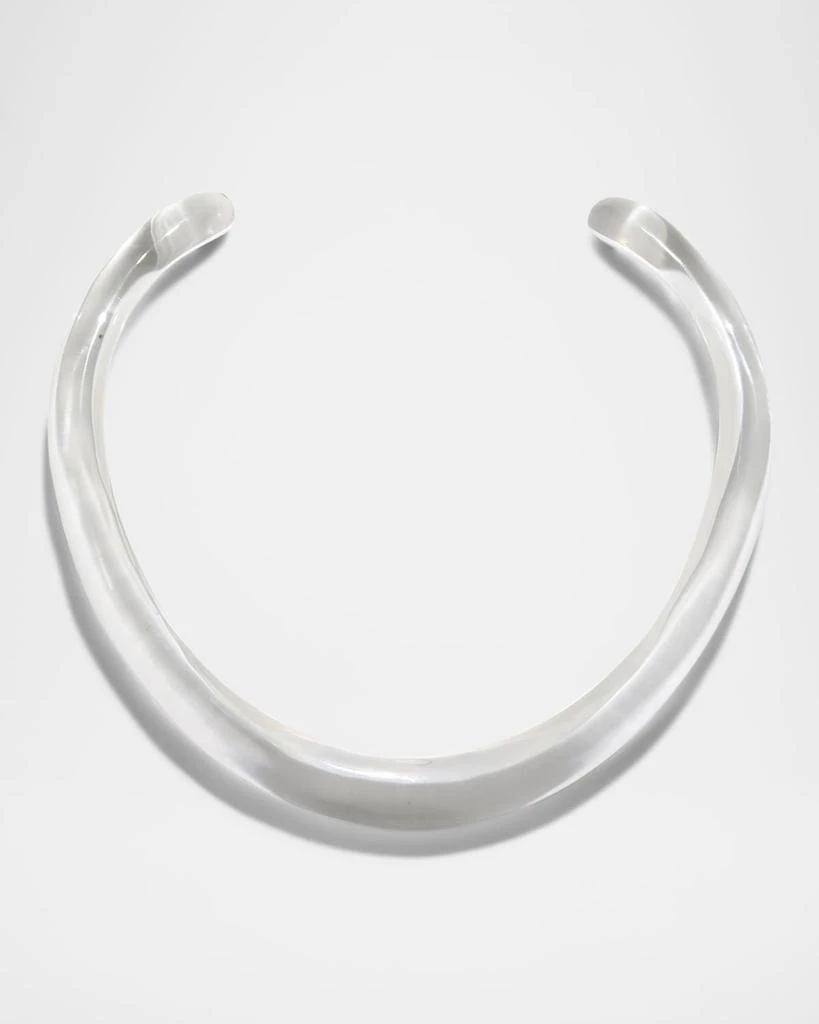 Alexis Bittar Liquid Lucite Collar Necklace 1