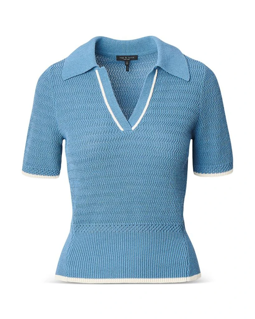 Rag 
Bone Costi Short Sleeve Polo 7