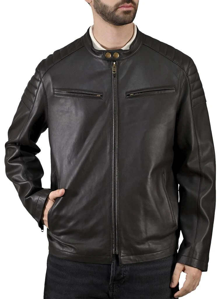 Frye Leather Racer Jacket