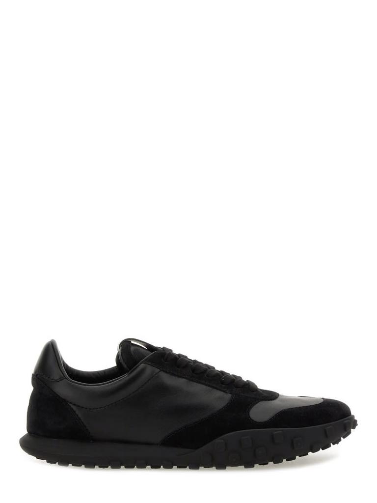 Jil Sander Black Fabric And Suede Moon Sneakers - Casual