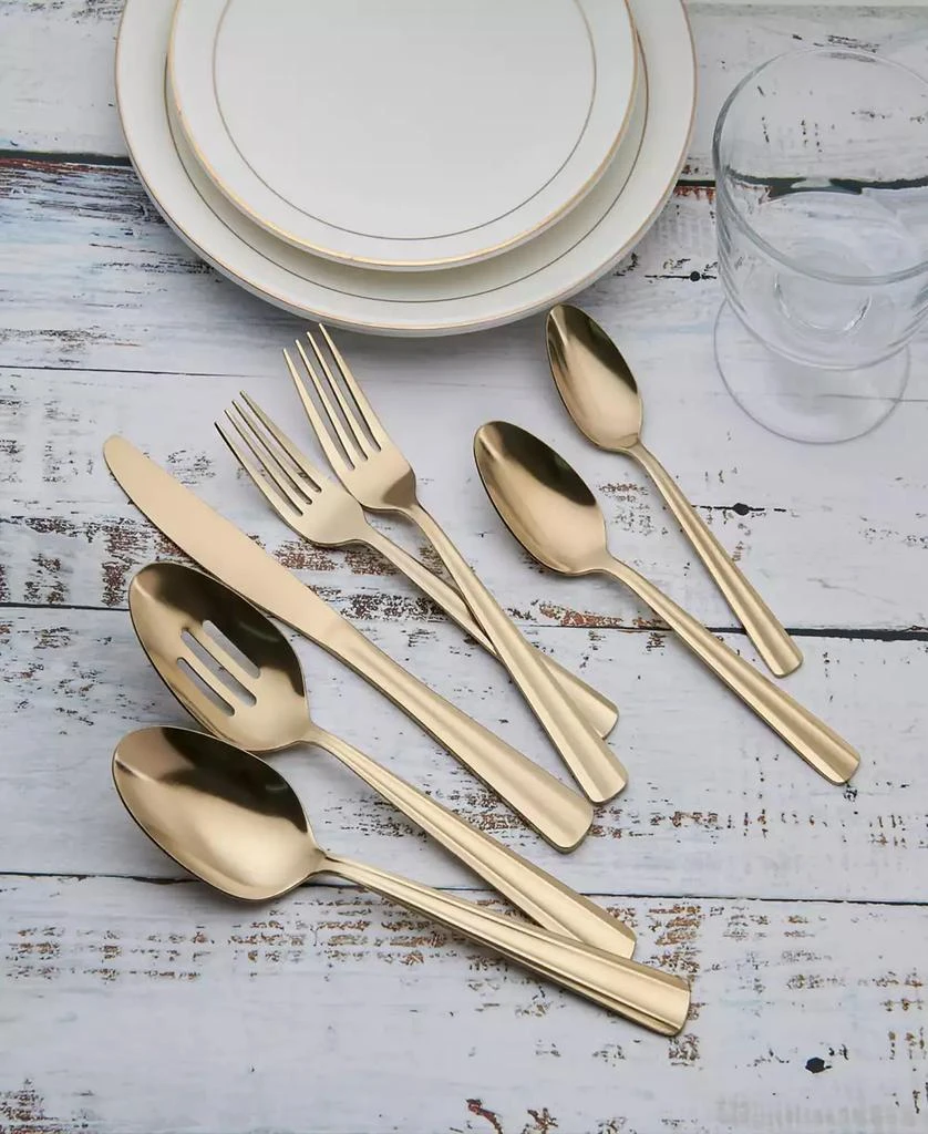 Ornative Alicja 42 Piece Flatware Set with Wire Caddy, Service for 8 6