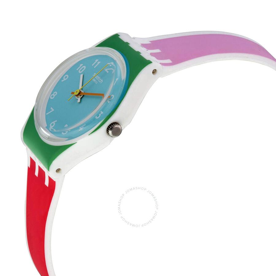 Swatch De Travers Blue Dial Ladies Watch LW146