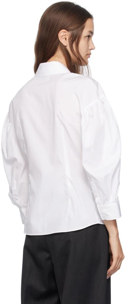 Simone Rocha White Corset Seam Shirt 3