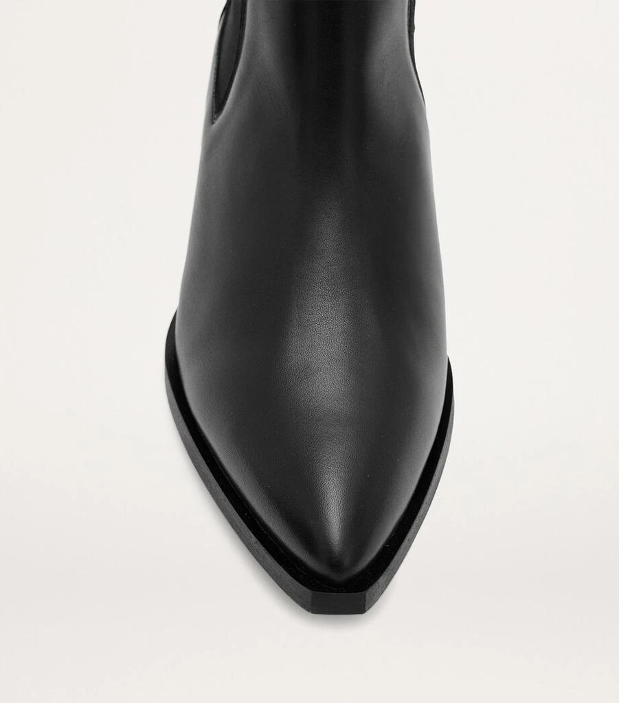 ALL SAINTS Leather Fox Chelsea Boots 43 4