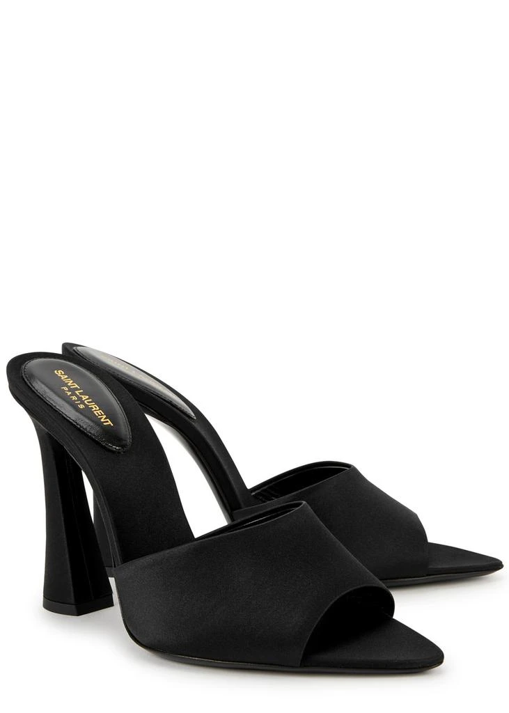 Yves Saint Laurent 105 satin mules  2
