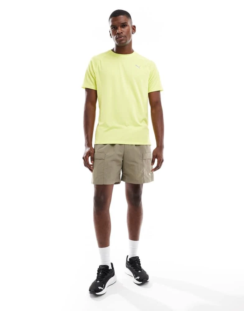 Puma Puma Run Velocity t-shirt in lime 3
