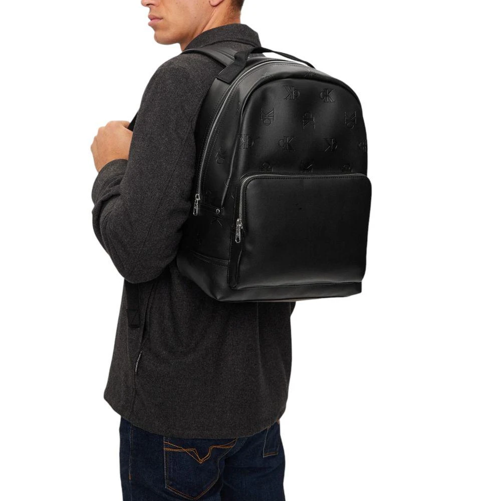 Calvin Klein Jeans Black Polyethylene Backpack – On Sale Now  display picture 2