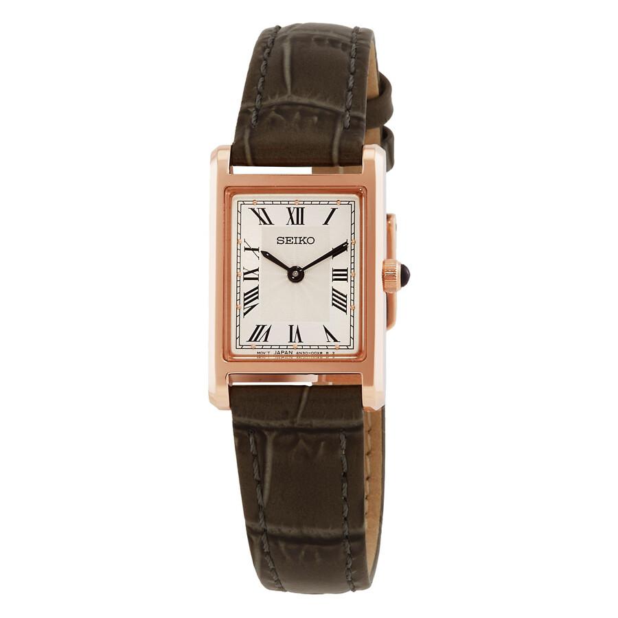 Seiko Classic Lady Quartz White Dial Watch SWR096P1