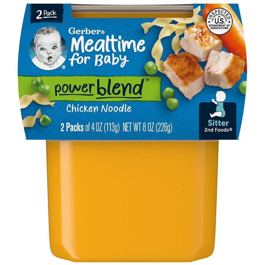 Gerber 2nd Foods Baby Foods, Power Blend Chicken Noodle