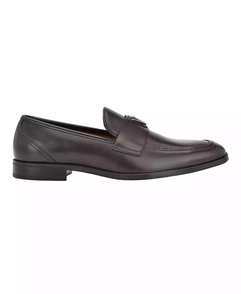 GUESS Men's Hemmer Square Toe Slip On Dress Loafers 2