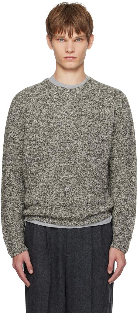 トップス AURALEE BRUSHED WOOL CASHMERE SILK KNIT Auralee Brushed Wool Cashmere Silk Knit Sweater | italist