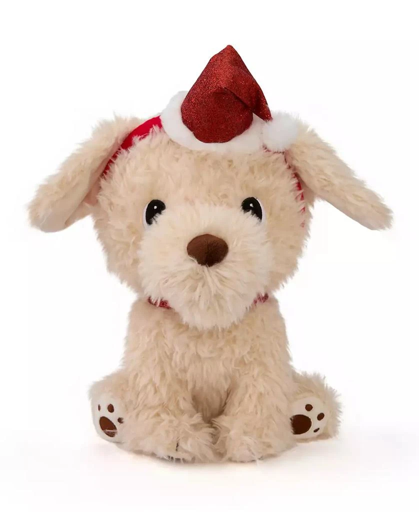Geoffrey
s Toy Box 10" Golden Retriever with Christmas Hat Plush Toy, Created for Macy
s 5