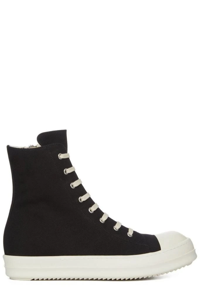 Rick Owens Rick Owens DRKSHDW Round Toe Lace-Up Sneakers from Cettire
