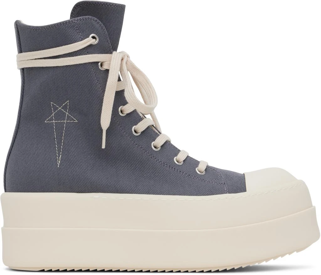 Rick Owens DRKSHDW Gray Porterville Double Bumper Sneakers IT 41  