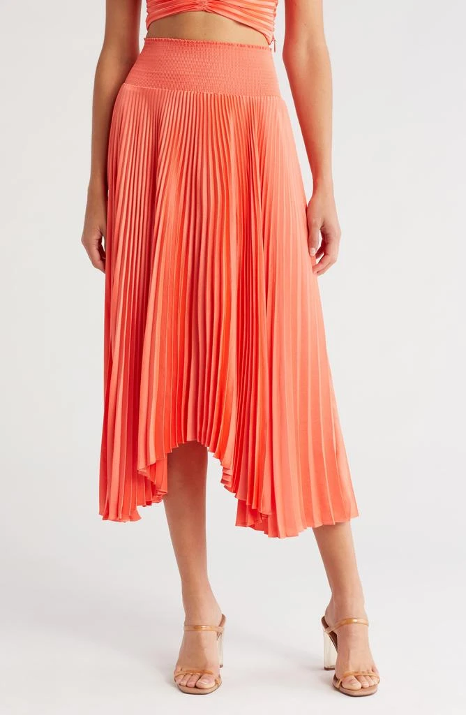 A.L.C. Sonali Pleated Handkerchief Hem Skirt 1