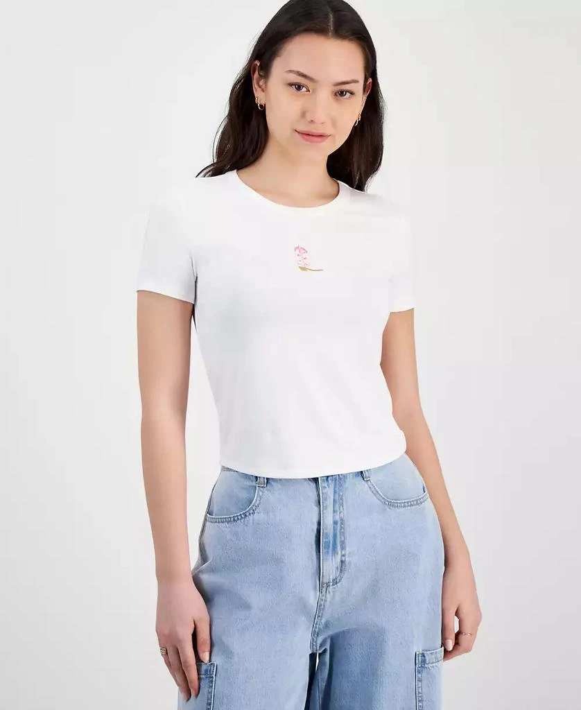 Hippie Rose Juniors' Short-Sleeve Western T-Shirt 1