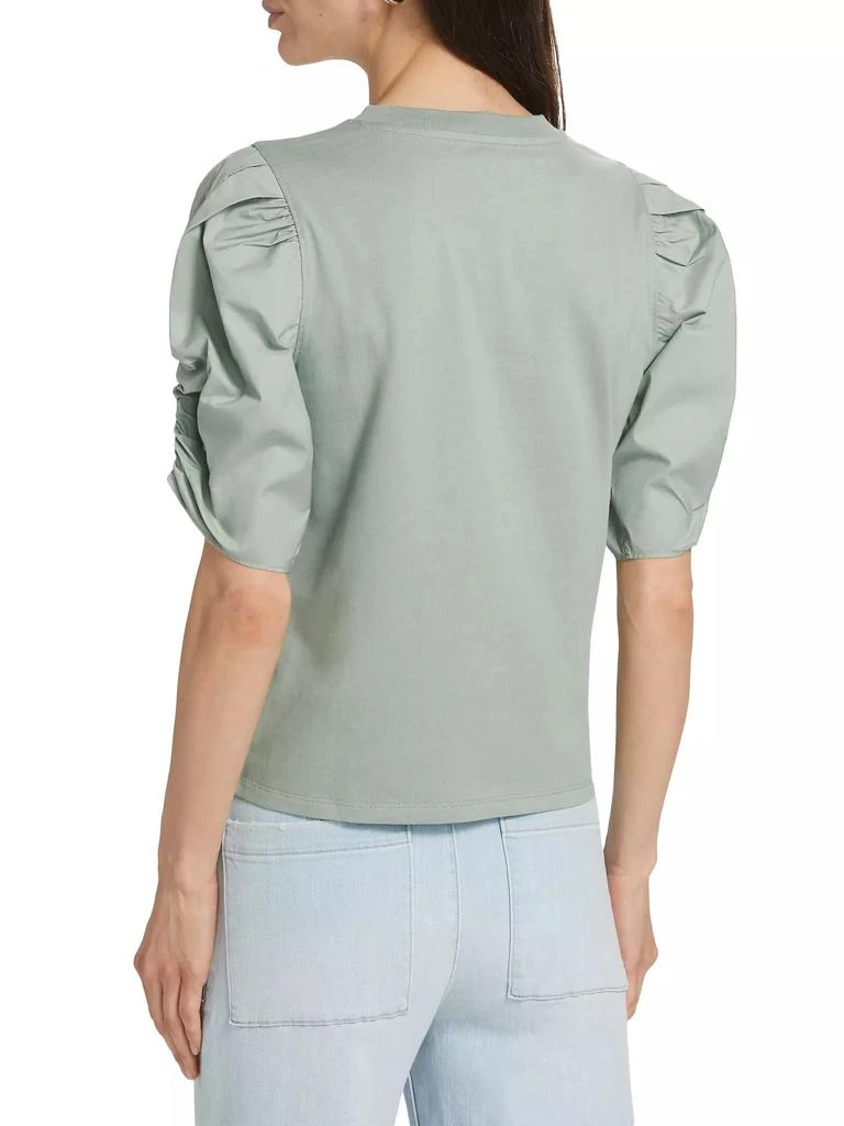 FRAME Cotton Puff-Sleeve T-Shirt 5