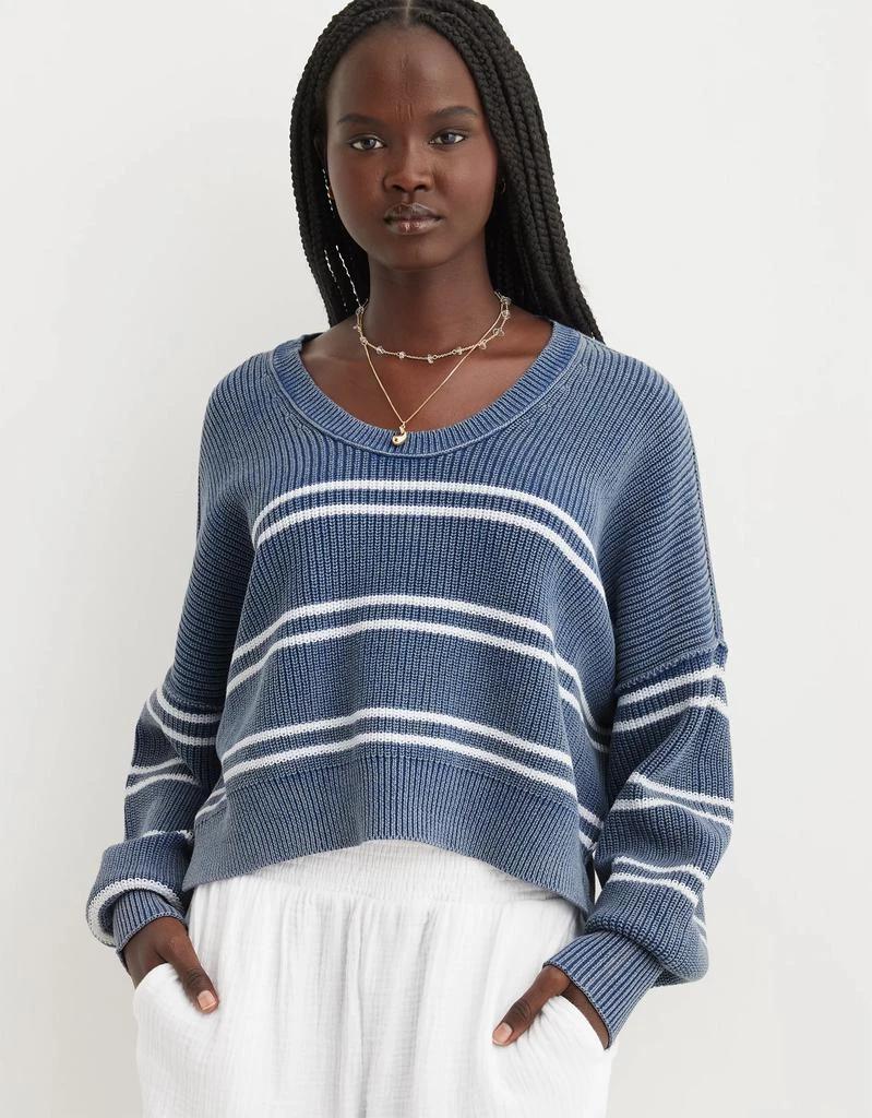 Aerie Aerie Beyond Cropped Sweater 5