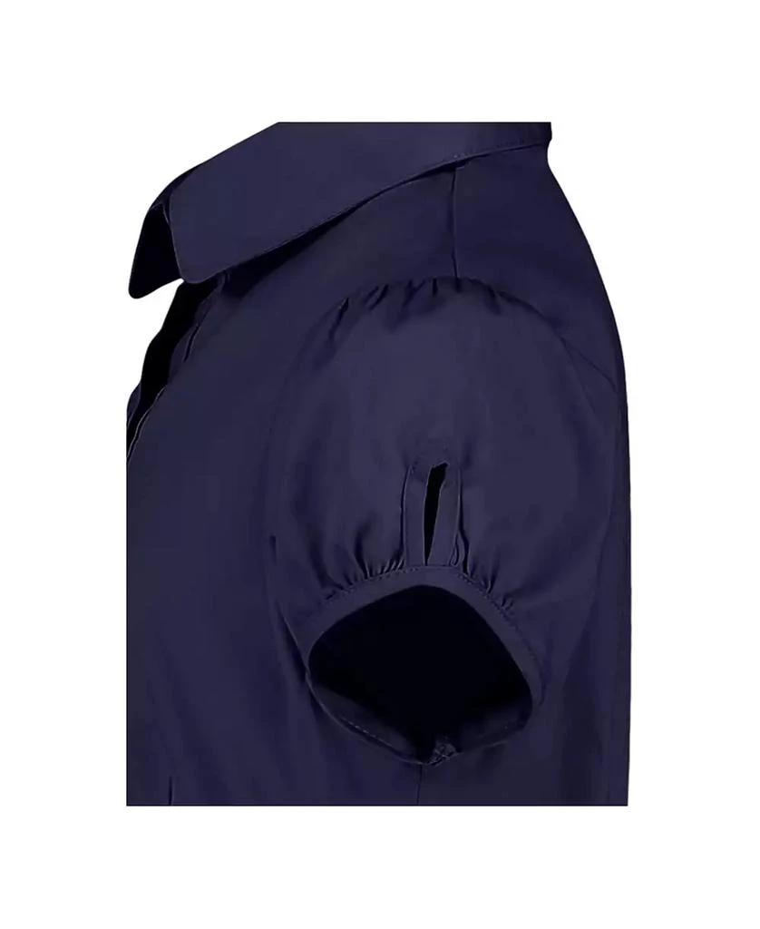 Nautica Plus Girls Uniform Belted Poplin Shirt Dress 3