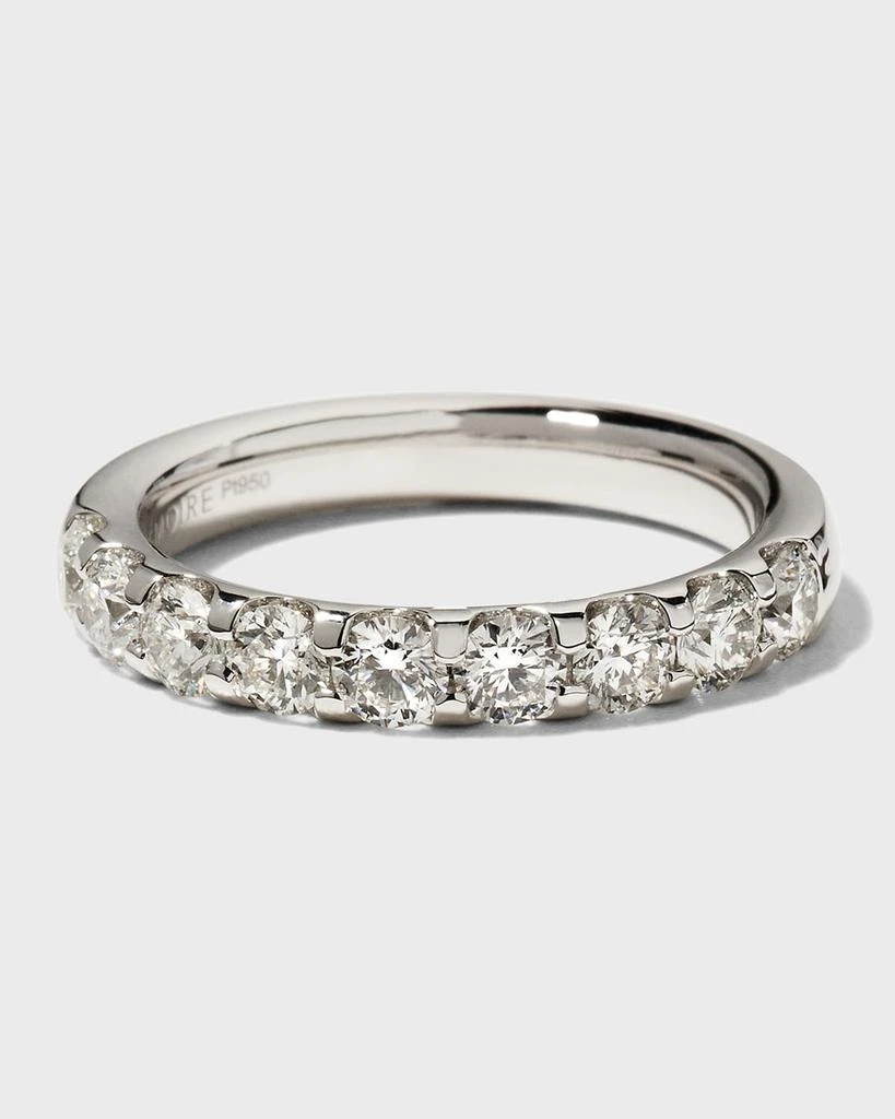 Memoire Platinum 9 Round Diamond Ring, Size 6, 1.00tcw 1