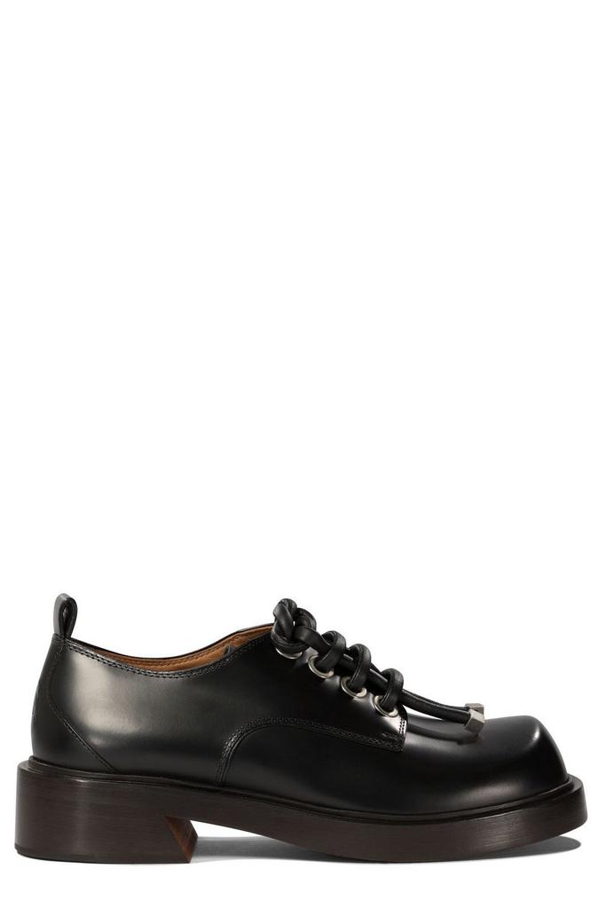 Alexander McQueen Round-Toe Lace-Up Derby Shoes – On Sale Now with