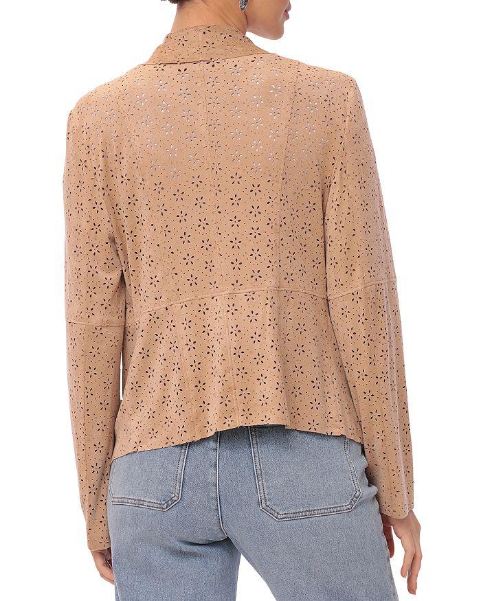 Bagatelle Faux Suede Drape Jacket